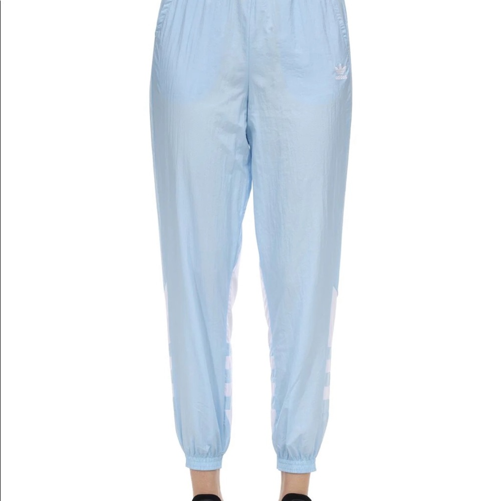 New Adidas Light Blue Track Pants